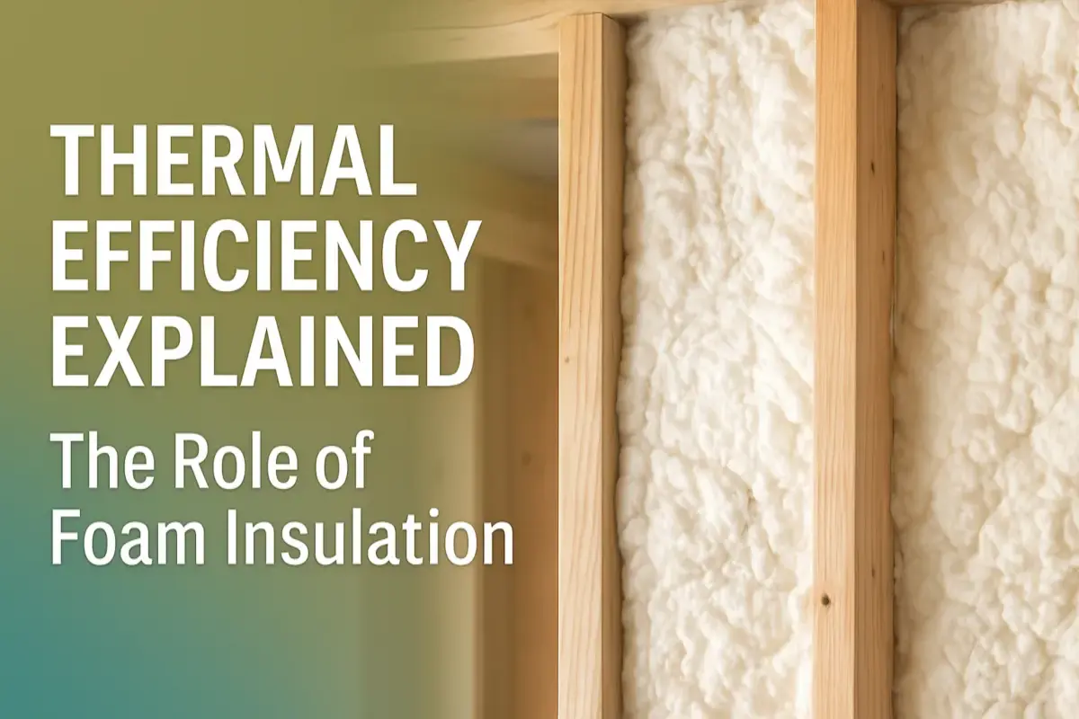 Thermal efficiency and foam insulation in Northern Virginia homes